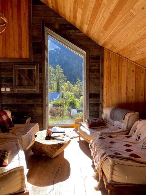 Mon Roc - Maison De Montagne Atypique Avec Vue Ла-Грав Экстерьер фото